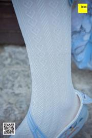 Silk Xiangjia 122 Mumu "รองเท้าปัก Hanfu และถุงเท้าสีขาว" [ทิศทางที่น่าสนใจของ IESS]